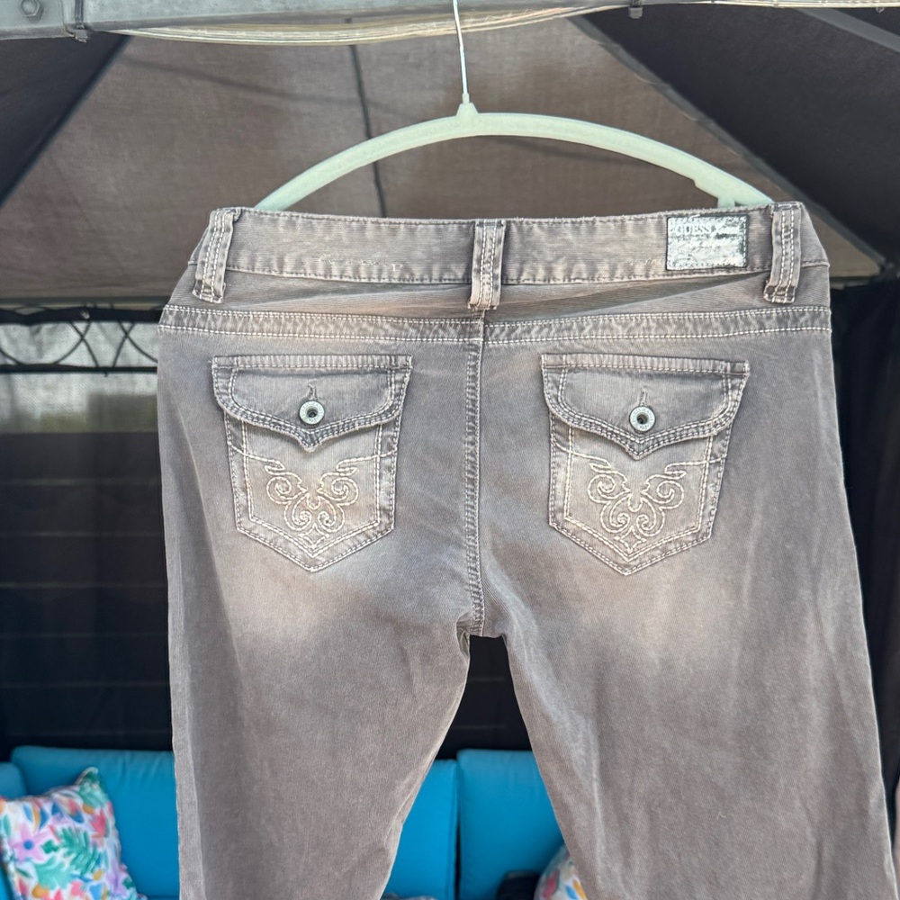 Guess grey charcoal Flare & Wide Leg Jeans